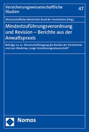 Cover von Mindestzuführungsverordnung und Revision - Berichte aus der Anwaltspraxis