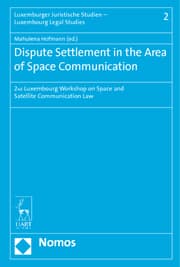 Cover von Dispute Settlement in the Area of Space Communication
