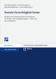 Cover von Soziale Gerechtigkeit heute