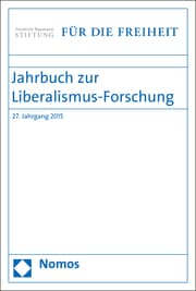 Cover von Jahrbuch zur Liberalismus-Forschung
