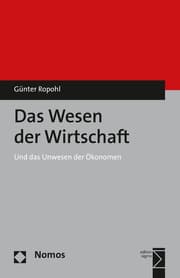 Cover von Das Wesen der Wirtschaft