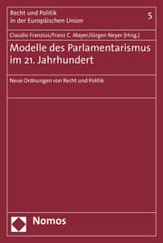 Cover von Modelle des Parlamentarismus im 21. Jahrhundert