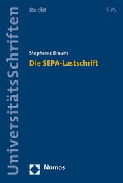 Cover von Die SEPA-Lastschrift