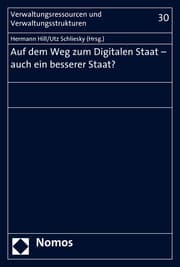 Cover von Auf dem Weg zum Digitalen Staat - auch ein besserer Staat?