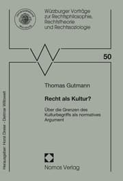 Cover von Recht als Kultur?