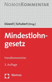 Cover von Mindestlohngesetz