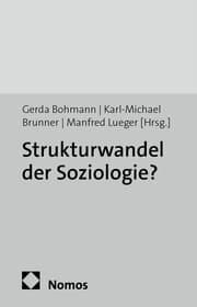 Cover von Strukturwandel der Soziologie?