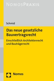 Cover von Das neue gesetzliche Bauvertragsrecht
