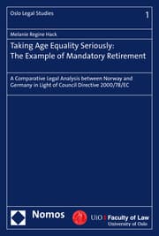Cover von Taking Age Equality Seriously: The Example of Mandatory Retirement