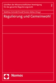 Cover von Regulierung und Gemeinwohl
