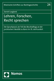 Cover von Lehren, Forschen, Recht sprechen