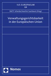 Cover von Verwaltungsgerichtsbarkeit in der Europäischen Union