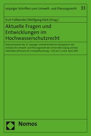 Cover von Aktuelle Fragen und Entwicklungen im Hochwasserschutzrecht