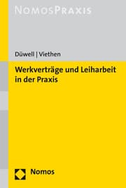 Cover von Werkverträge und Leiharbeit in der Praxis
