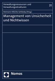 Cover von Management von Unsicherheit und Nichtwissen