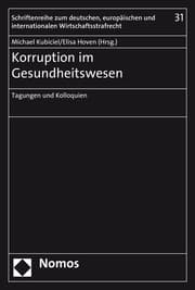 Cover von Korruption im Gesundheitswesen