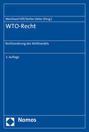 Cover von WTO-Recht