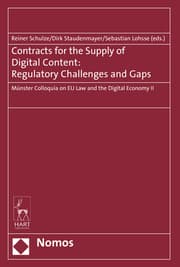 Cover von Contracts for the Supply of Digital Content: Regulatory Challenges and Gaps