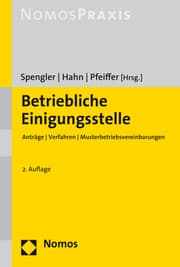 Cover von Betriebliche Einigungsstelle