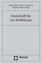 Cover von Festschrift für Urs Kindhäuser zum 70. Geburtstag