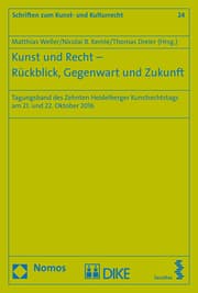 Cover von Kunst und Recht - Rückblick, Gegenwart und Zukunft