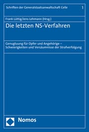 Cover von Die letzten NS-Verfahren