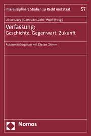 Cover von Verfassung: Geschichte, Gegenwart, Zukunft
