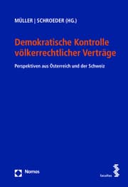 Cover von Demokratische Kontrolle völkerrechtlicher Verträge