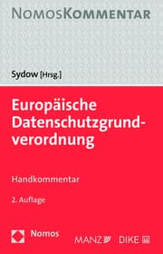 Cover von Europäische Datenschutzgrundverordnung