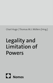 Cover von Legality and Limitation of Powers