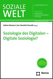 Cover von Soziologie des Digitalen - Digitale Soziologie?