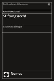 Cover von Stiftungsrecht