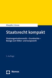 Cover von Staatsrecht kompakt