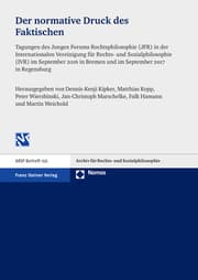 Cover von Der normative Druck des Faktischen