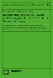 Cover von Querschnittsprobleme des Umwelt- und Planungsrechts - Rechtsschutz und Umweltprüfungen