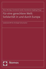 Cover von Für eine gerechtere Welt: Solidarität in und durch Europa