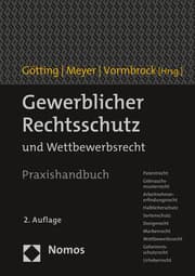 Cover von Gewerblicher Rechtsschutz
