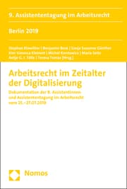 Cover von Arbeitsrecht im Zeitalter der Digitalisierung