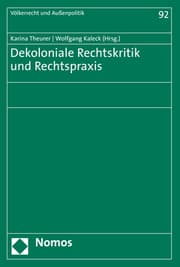 Cover von Dekoloniale Rechtskritik und Rechtspraxis