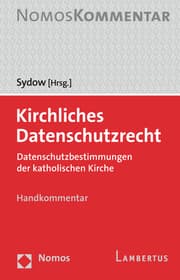 Cover von Kirchliches Datenschutzrecht