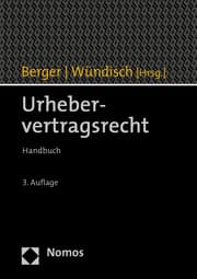 Cover von Urhebervertragsrecht