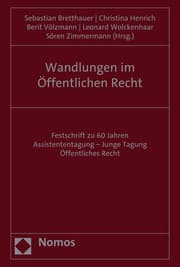 Cover von Wandlungen im Öffentlichen Recht