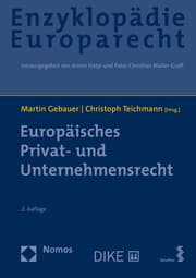 Cover von Europäisches Privat- und Unternehmensrecht