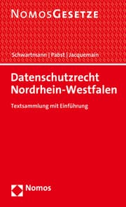 Cover von Datenschutzrecht Nordrhein-Westfalen