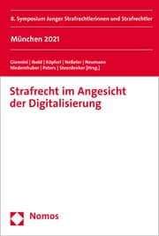 Cover von Strafrecht im Angesicht der Digitalisierung