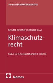 Cover von Klimaschutzrecht