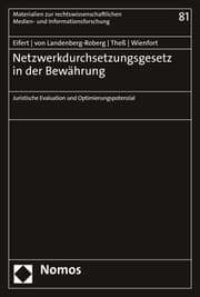 Cover von Netzwerkdurchsetzungsgesetz in der Bewährung