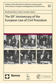 Cover von The 50th Anniversary of the European Law of Civil Procedure