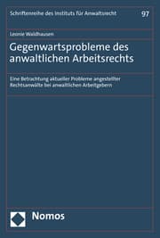 Cover von Gegenwartsprobleme des anwaltlichen Arbeitsrechts