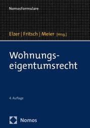 Cover von Wohnungseigentumsrecht